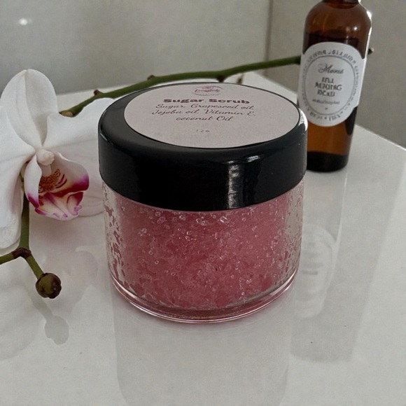 Handmade Other - Pink Sugar Scrub vanilla and orange trial size